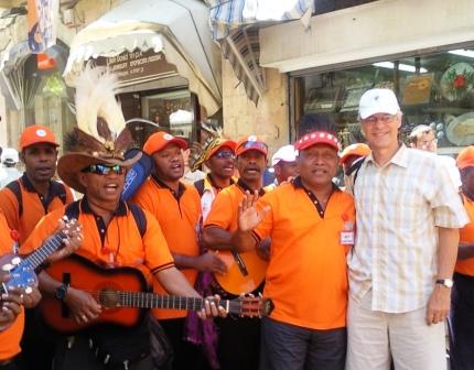 Cristianos indonesios en Jerusalén