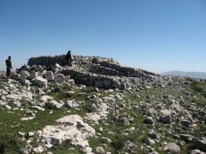 El altar de Josué, en el "Har Eval"