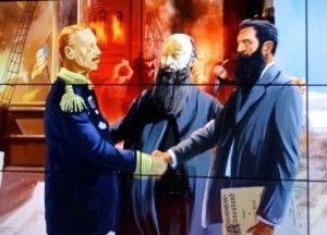 Rencontre du Kaiser et de Theodor Herzl, par l'entremise du pasteur William Hechler